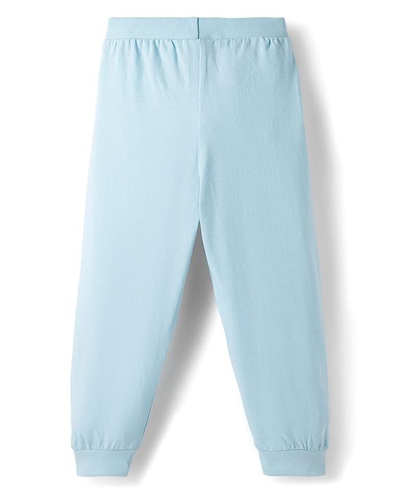 Babyhug Single Jersey Knit Full Length Solid Color Lounge Pants Pack of 5 -Multicolor