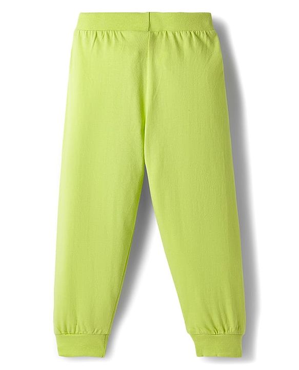 Babyhug Single Jersey Knit Full Length Solid Color Lounge Pants Pack of 5 -Multicolor