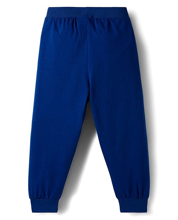 Babyhug Single Jersey Knit Full Length Solid Color Lounge Pants Pack of 5 -Multicolor