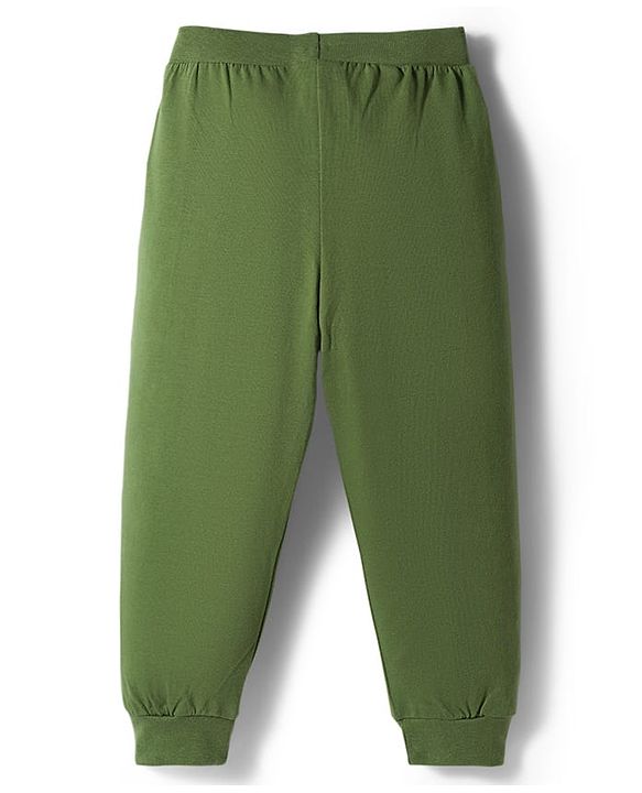 Babyhug Single Jersey Knit Full Length Lounge Pant With Floral Print Pack Of 5 - Multicolour