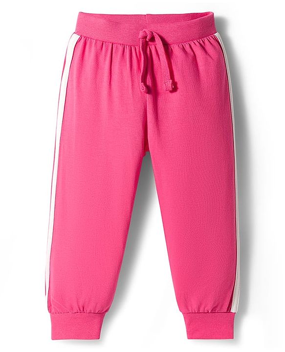 Babyhug Single Jersey Knit Full Length Lounge Pant With Floral Print Pack Of 5 - Multicolour