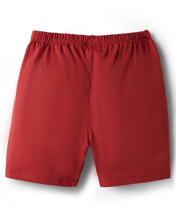 Babyhug Single Jersey Knit Mid Thigh Striped & Animal Printed Shorts Pack of 3 - Multicolor