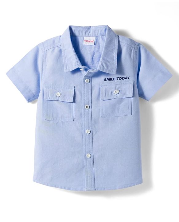 Babyhug Cotton Knit Half Sleeves & Shorts Set With Tiger Printed Tank T-Shirt - Blue & Red