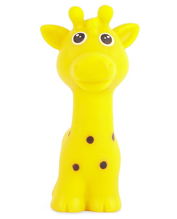 Babyhug Squeeze Bath Toy - Pack Of 6| Jungle Adventure Set With Giraffe, Hippo, Rhino, Bear, Monkey & Lion Characters| Perfect Gifting Toy| Non Toxic| BIS Certified