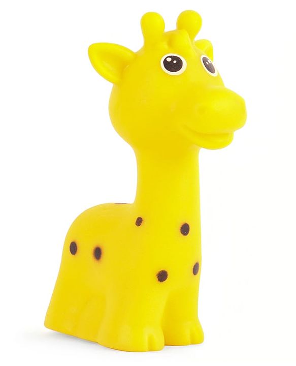 Babyhug Squeeze Bath Toy - Pack Of 6| Jungle Adventure Set With Giraffe, Hippo, Rhino, Bear, Monkey & Lion Characters| Perfect Gifting Toy| Non Toxic| BIS Certified