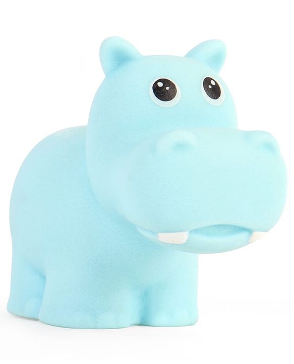 Babyhug Squeeze Bath Toy - Pack Of 6| Jungle Adventure Set With Giraffe, Hippo, Rhino, Bear, Monkey & Lion Characters| Perfect Gifting Toy| Non Toxic| BIS Certified