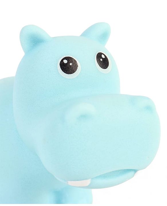 Babyhug Squeeze Bath Toy - Pack Of 6| Jungle Adventure Set With Giraffe, Hippo, Rhino, Bear, Monkey & Lion Characters| Perfect Gifting Toy| Non Toxic| BIS Certified