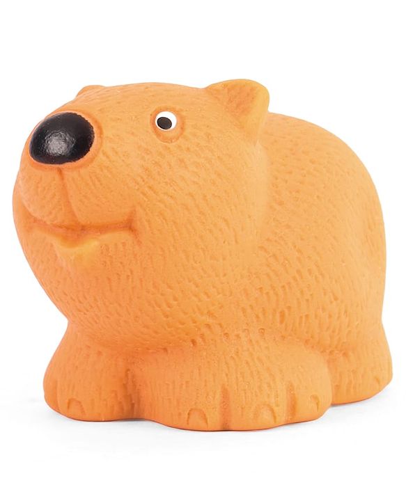 Babyhug Squeeze Bath Toy - Pack Of 6| Jungle Adventure Set With Giraffe, Hippo, Rhino, Bear, Monkey & Lion Characters| Perfect Gifting Toy| Non Toxic| BIS Certified