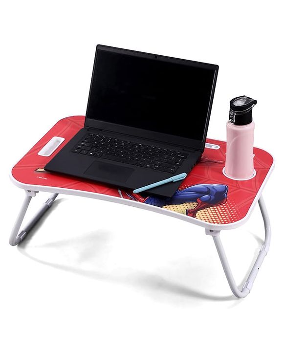 Babyhug Disney Spiderman Theme Multi Purpose Desktop Table| Table with Ludo| Durable, Non-Slip & Space Saving| Compact Fold| Perfect For Gifting| BIS Certified