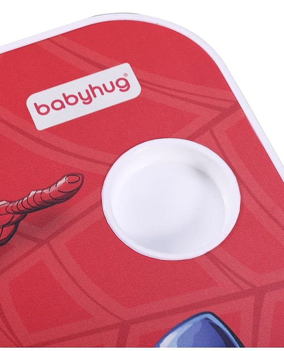 Babyhug Disney Spiderman Theme Multi Purpose Desktop Table| Table with Ludo| Durable, Non-Slip & Space Saving| Compact Fold| Perfect For Gifting| BIS Certified