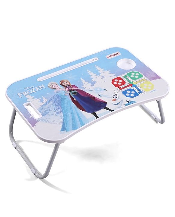 Babyhug Disney Spiderman Theme Multi Purpose Desktop Table| Table with Ludo| Durable, Non-Slip & Space Saving| Compact Fold| Perfect For Gifting| BIS Certified