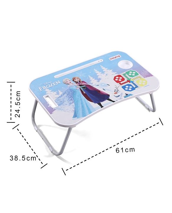Babyhug Disney Spiderman Theme Multi Purpose Desktop Table| Table with Ludo| Durable, Non-Slip & Space Saving| Compact Fold| Perfect For Gifting| BIS Certified