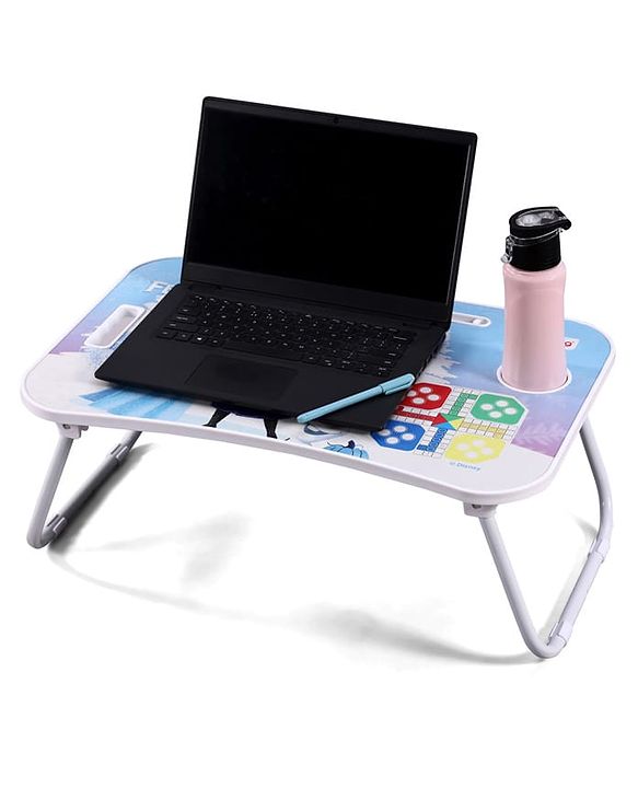 Babyhug Disney Spiderman Theme Multi Purpose Desktop Table| Table with Ludo| Durable, Non-Slip & Space Saving| Compact Fold| Perfect For Gifting| BIS Certified