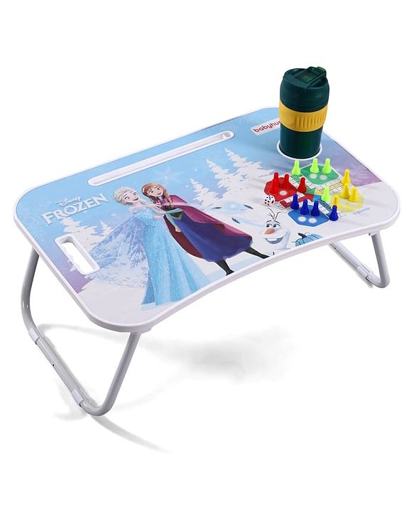 Babyhug Disney Spiderman Theme Multi Purpose Desktop Table| Table with Ludo| Durable, Non-Slip & Space Saving| Compact Fold| Perfect For Gifting| BIS Certified