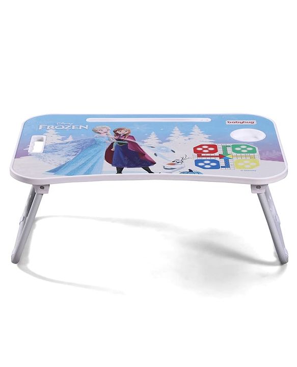 Babyhug Disney Spiderman Theme Multi Purpose Desktop Table| Table with Ludo| Durable, Non-Slip & Space Saving| Compact Fold| Perfect For Gifting| BIS Certified