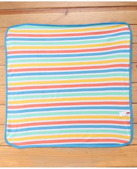 Babyhug Terry Knit Hooded Towel With Polka Dot Print L 75 x B 75 cm - Yellow