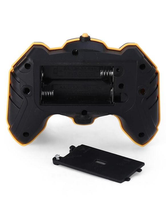 Babyhug Double Flip Sixer Stunt Car with Lights - Yellow| 360° Rotating Flip Action|6-Wheel High-Speed Off-Road Drift Car|2.4 GHz Long Range Remote Control| Type-C Charging| Best Gift for 4+ Year Kids