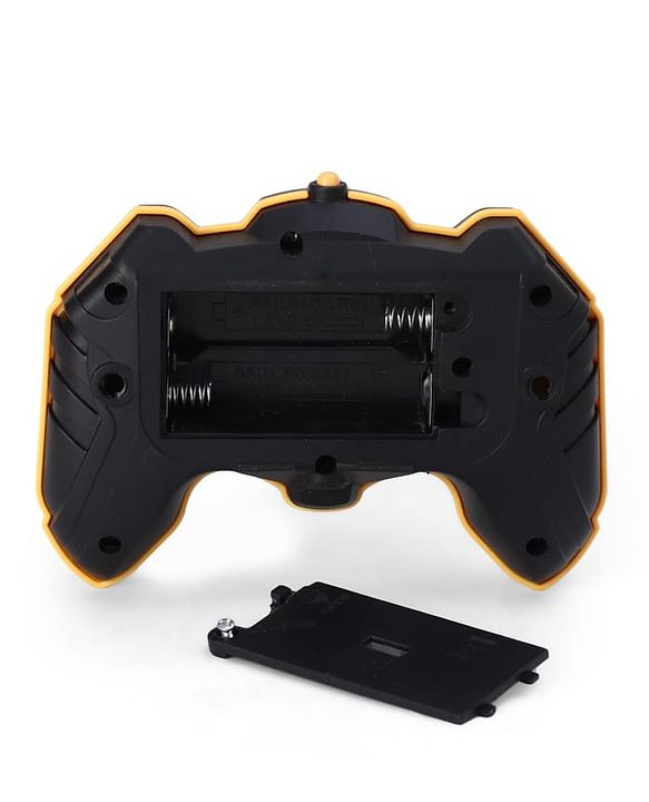 Babyhug Double Flip 360° Stunt Car with Lights - Yellow| 4 Wheel Drive Drift High Speed RC Car| Double Sided Rotating Wheels| 2.4 GHz Long Range Remote| Type-C Charging| Best Gift for 4+ Year Kids