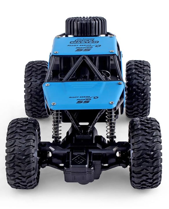 Babyhug Mud Master and Rechargeable RC Car - Red| 4-Wheel Drive System| Designed for All Terrain| Long Range 2.4 GHz Remote| BIS Certified| Gifting Toy| Type-C Charging| Best Gift for 4+ Year Kids