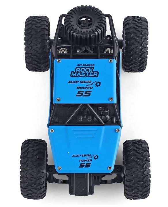 Babyhug Mud Master and Rechargeable RC Car - Red| 4-Wheel Drive System| Designed for All Terrain| Long Range 2.4 GHz Remote| BIS Certified| Gifting Toy| Type-C Charging| Best Gift for 4+ Year Kids
