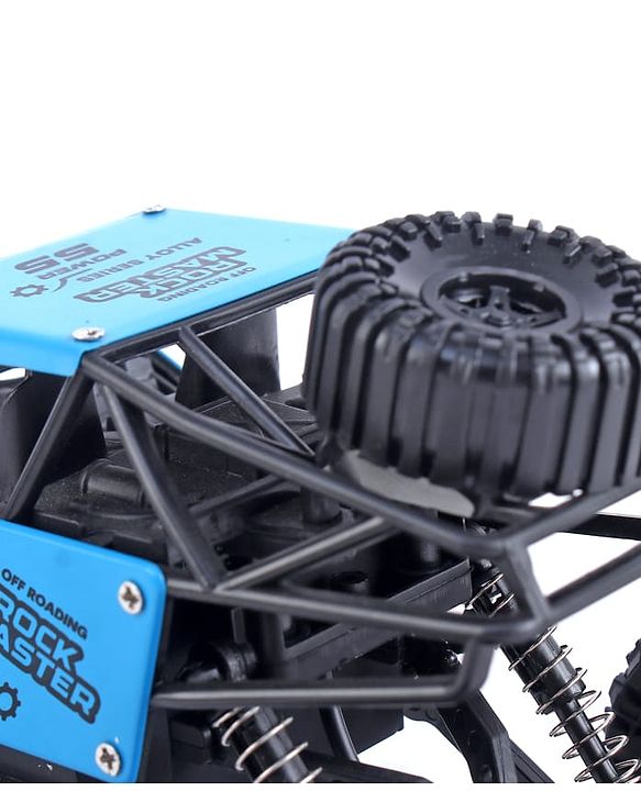 Babyhug Mud Master and Rechargeable RC Car - Red| 4-Wheel Drive System| Designed for All Terrain| Long Range 2.4 GHz Remote| BIS Certified| Gifting Toy| Type-C Charging| Best Gift for 4+ Year Kids