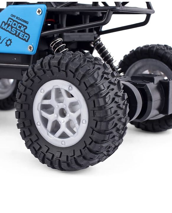 Babyhug Mud Master and Rechargeable RC Car - Red| 4-Wheel Drive System| Designed for All Terrain| Long Range 2.4 GHz Remote| BIS Certified| Gifting Toy| Type-C Charging| Best Gift for 4+ Year Kids