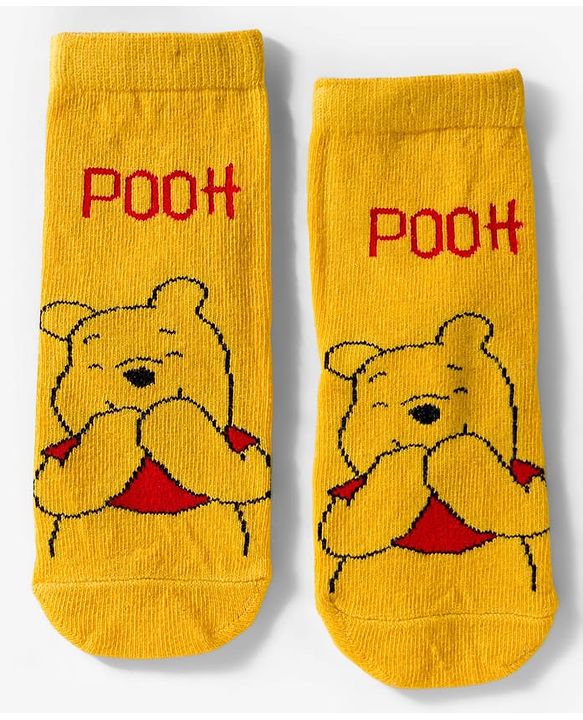 Cute Walk by Babyhug Disney Knit Ankle Length Anti Bacterial  Socks With Tiger Design Pack Of 3 - Orange Blue & Yellow