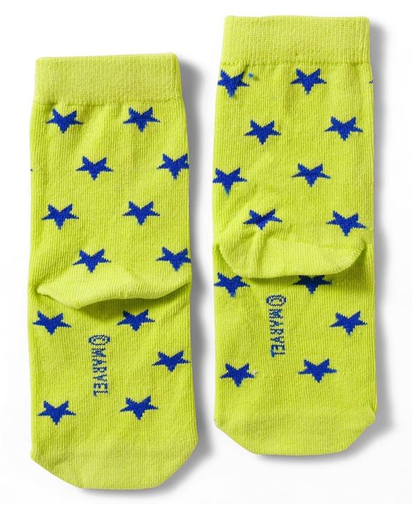 Pine Kids Non Terry Knit Anti Bacterial Ankle Length Socks With Spider Man Graphic Pack Of 3 - Multicolour