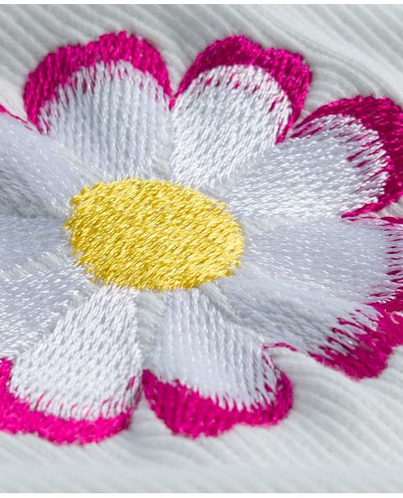 Pine Kids Cotton Lycra Knit Sleeveless Top With Floral Embroidery - Black