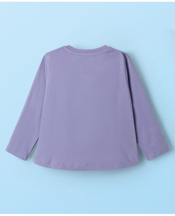 Babyhug Disney Single Jersey Knit Full Sleeves T-Shirts with Minnie Mouse Graphic Pack of 3 - Pink White & Lavender