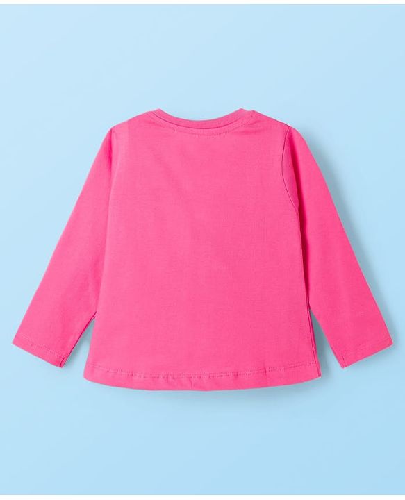Babyhug Disney Single Jersey Knit Full Sleeves T-Shirts with Minnie Mouse Graphic Pack of 3 - Pink White & Lavender