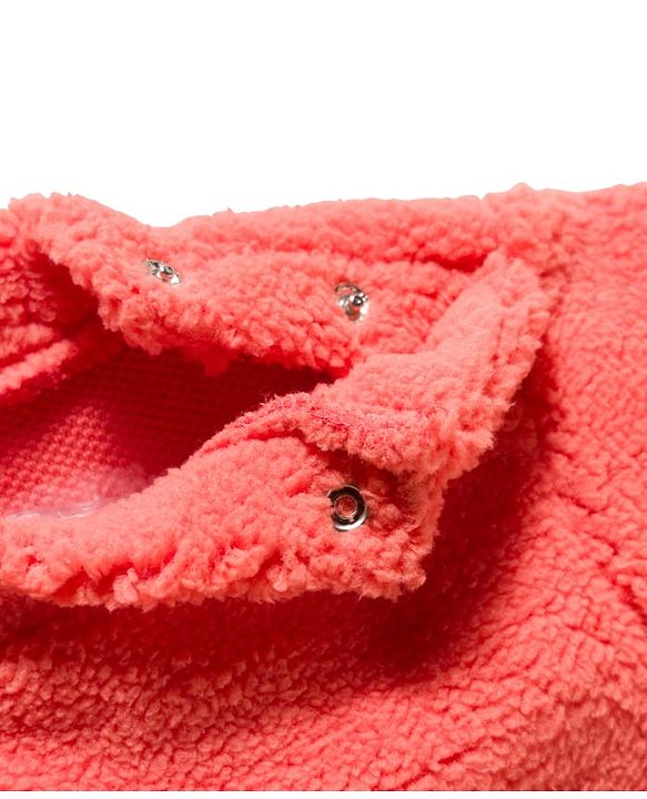 Babyhug Velour Knit Full Sleeves Winter Wear Night Suit With Floral Embroidery - Coral