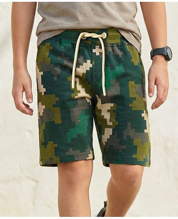 Pine Kids Printed Looper Shorts - Multicolor