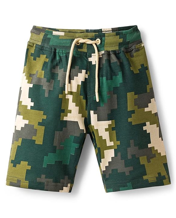 Pine Kids Printed Looper Shorts - Multicolor