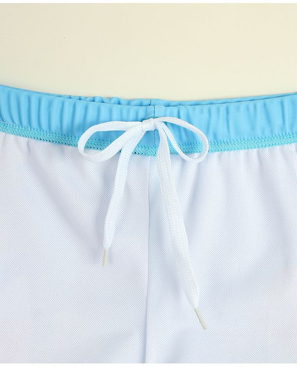 Babyhug Sea Life Printed Swimming Trunk - Light Blue