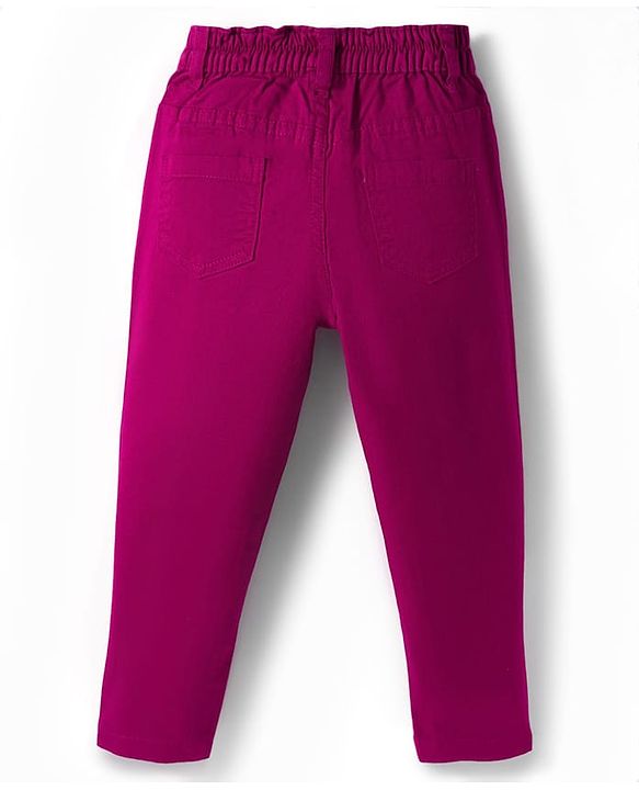 Babyhug Cotton Woven Full Sleeves Top & Lounge Pant Set With Floral Print - Multicolor