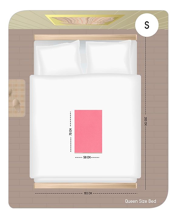 Babyhug Smart Dry Waterproof Bed Protector Sheet  Small Size Pack of 3-Sky Blue, Pink & Salmon Rose|Soft & Breathable Top Layer|LeakProof Bottom Layer| Hypoallergenic Mattress Protector for 0+ Months