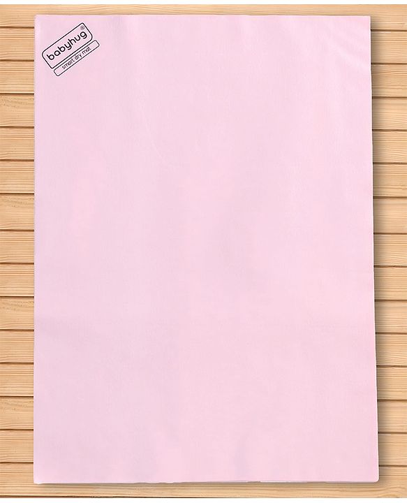 Babyhug Smart Dry Waterproof Bed Protector Sheet  Small Size Pack of 3-Sky Blue, Pink & Salmon Rose|Soft & Breathable Top Layer|LeakProof Bottom Layer| Hypoallergenic Mattress Protector for 0+ Months