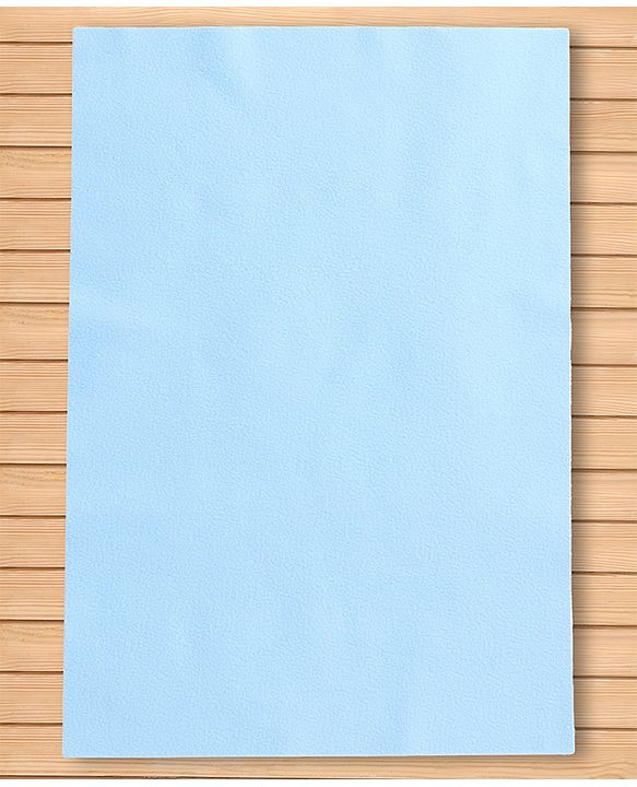 Babyhug Smart Dry Waterproof Bed Protector Sheet  Small Size Pack of 3-Sky Blue, Pink & Salmon Rose|Soft & Breathable Top Layer|LeakProof Bottom Layer| Hypoallergenic Mattress Protector for 0+ Months
