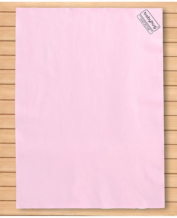 Babyhug Smart Dry Waterproof Bed Protector Sheet  Small Size Pack of 3-Sky Blue, Pink & Salmon Rose|Soft & Breathable Top Layer|LeakProof Bottom Layer| Hypoallergenic Mattress Protector for 0+ Months