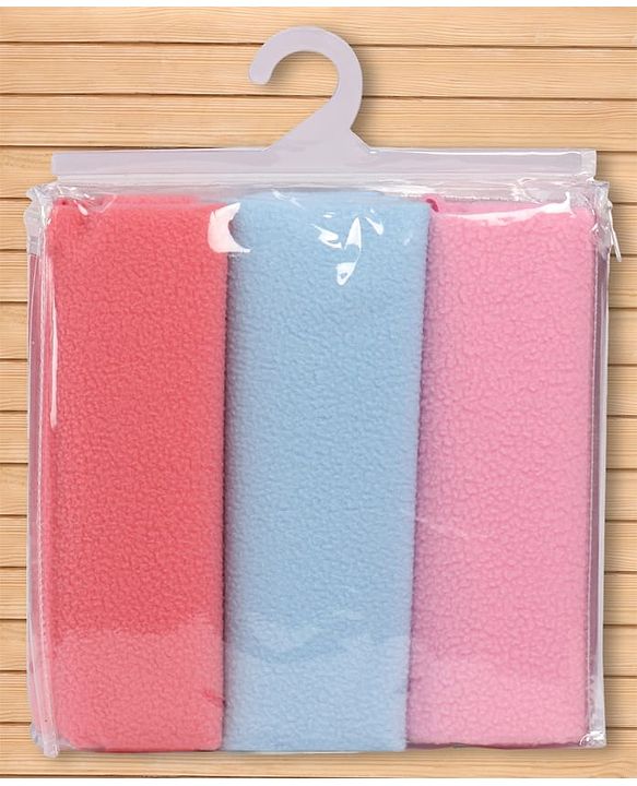 Babyhug Smart Dry Waterproof Bed Protector Sheet  Small Size Pack of 3-Sky Blue, Pink & Salmon Rose|Soft & Breathable Top Layer|LeakProof Bottom Layer| Hypoallergenic Mattress Protector for 0+ Months