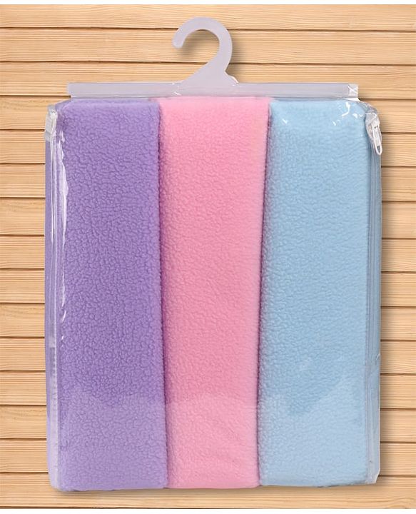 Babyhug Smart Dry Waterproof Bed Protector Sheet  Medium Size Pack of 3 - Sky Blue, Pink & Lilac| Soft & Breathable Top Layer| Leak Proof Bottom Layer| Hypoallergenic Mattress Protector for 0+ Months