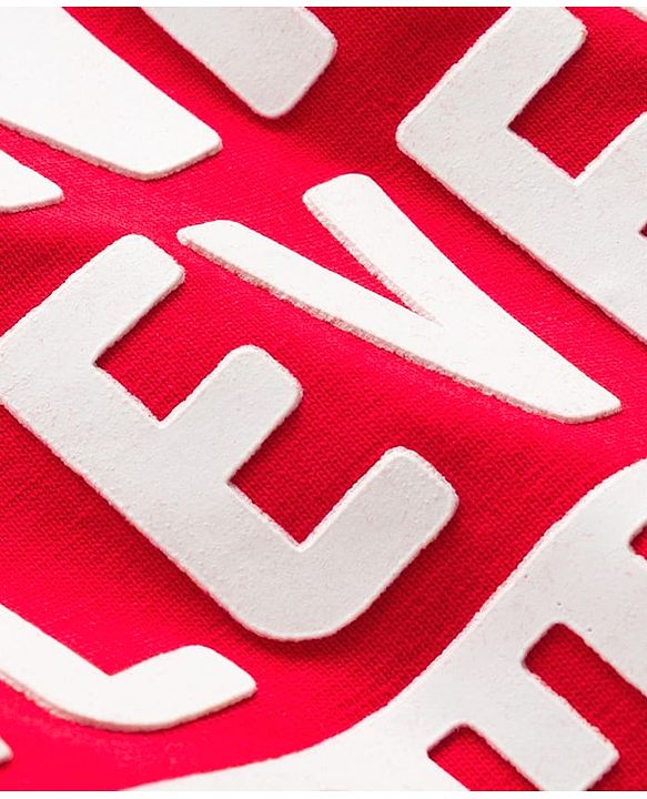Babyhug Cotton Knit Half Sleeves T-Shirt With Text Print - Red