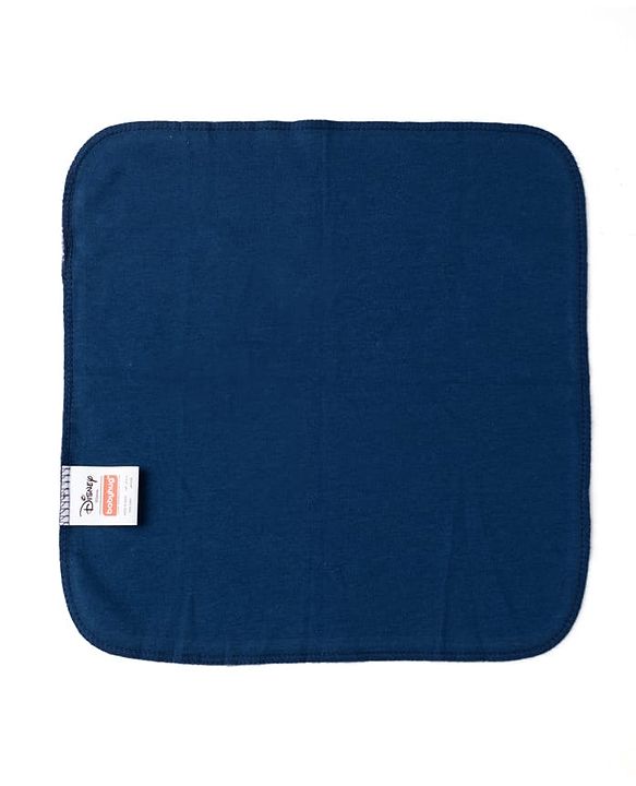 Babyhug Disney Mickey Sailor Print Premium Wash Cloths Pack of 6 - White, Blue & Navy| Soft & Gentle| Highly Absorbent| Multipurpose Baby Care Essential| Machine Washable