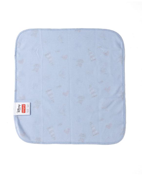 Babyhug Disney Mickey Sailor Print Premium Wash Cloths Pack of 6 - White, Blue & Navy| Soft & Gentle| Highly Absorbent| Multipurpose Baby Care Essential| Machine Washable