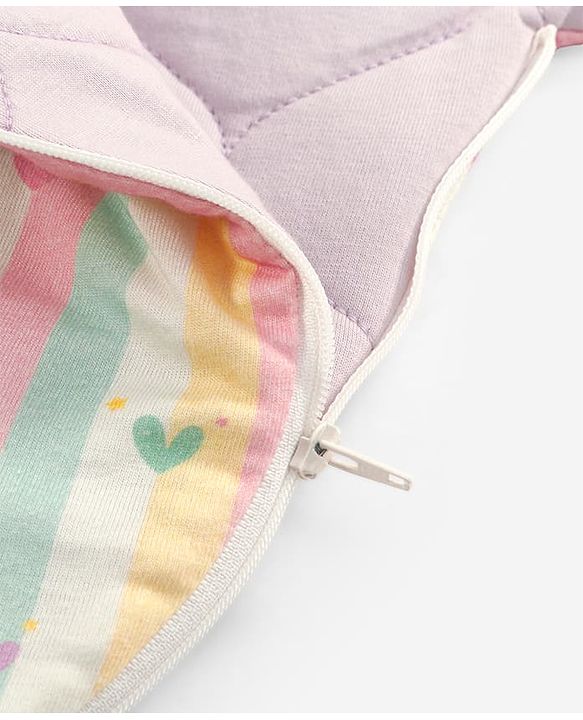 Babyhug Premium 100% Cotton Bear Shaped Carry Nest Cum Sleeping Bag for Babies - Beige - Woodland Theme| Soft Cotton| Snug Wrap Design| Easy-Access| 04 Months Babies| Newborn Essential