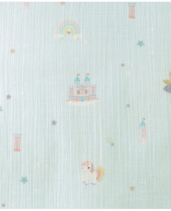Babyhug Premium 100% Cotton Muslin Sleeping Bag - Woodland Print - Beige| Breathable Baby Sleep Sack| Hooded Swaddle Wrap| Easy Button Closure| Soft Lightweight| New Born Essential