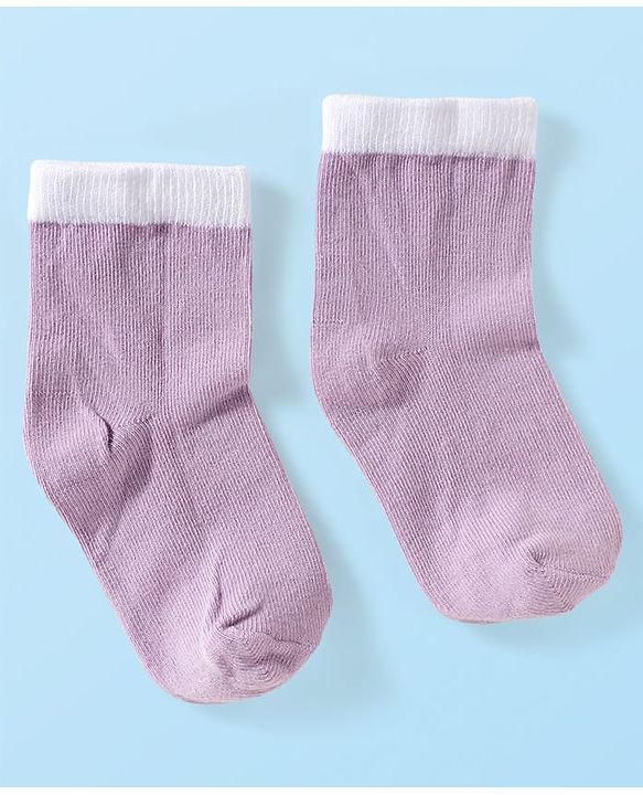 Cute Walk by Babyhug Ankle Length Anti-Bacterial Striped Socks with Polka Dot & Star Design Pack of 5 - Multicolor