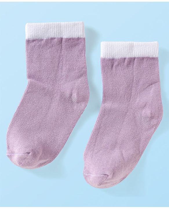 Cute Walk by Babyhug Ankle Length Anti-Bacterial Striped Socks with Polka Dot & Star Design Pack of 5 - Multicolor