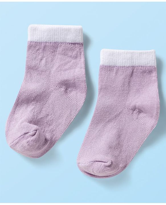 Cute Walk by Babyhug Ankle Length Anti-Bacterial Striped Socks with Polka Dot & Star Design Pack of 5 - Multicolor